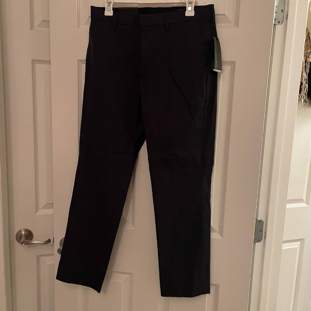 Navy Blue Banana Republic Men's Dress Pants - Picture 4 of 4